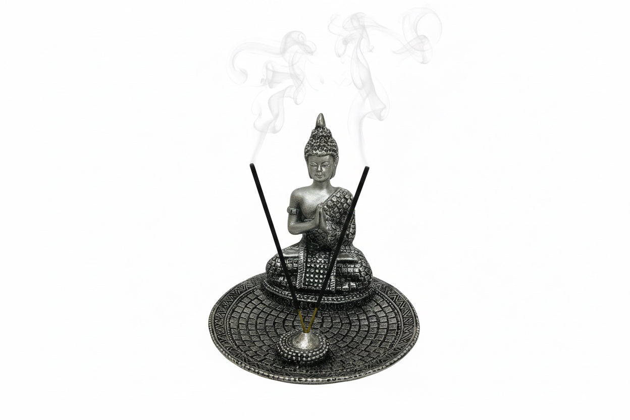 Portaincienso Buda Meditación