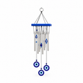 Campana de Viento con Ojo Turco Azul – Protección y Buena Fortuna