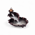 Porta Incienso Metálico Blackflow (Flujo Invertido) – Hoja de Loto