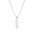Collar con Piedra Blanca para Calma, Armonía y Equilibrio