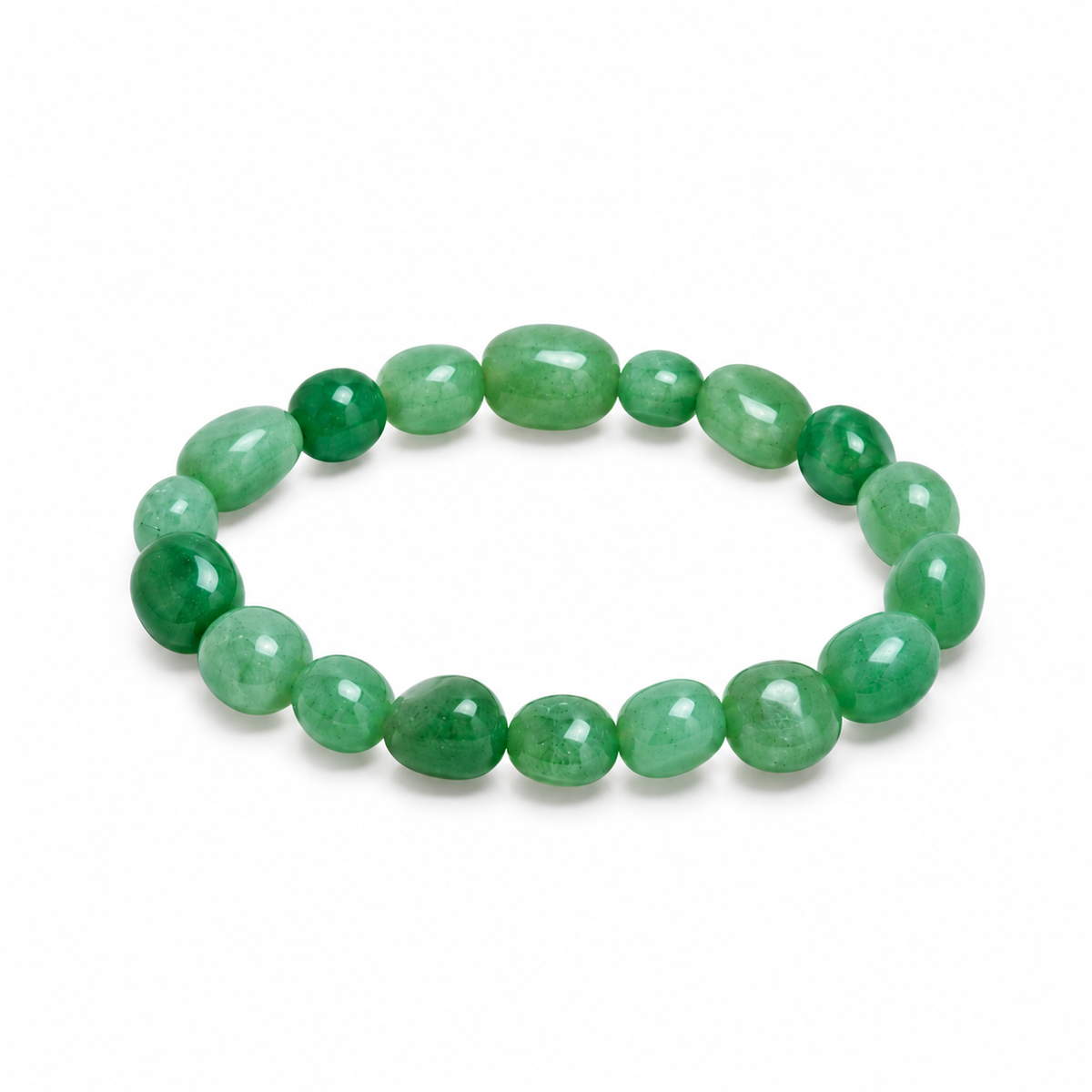 Pulsera de Jade Natural – Prosperidad, Abundancia y Buena Suerte