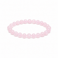 Pulsera de Cuarzo Rosa Natural