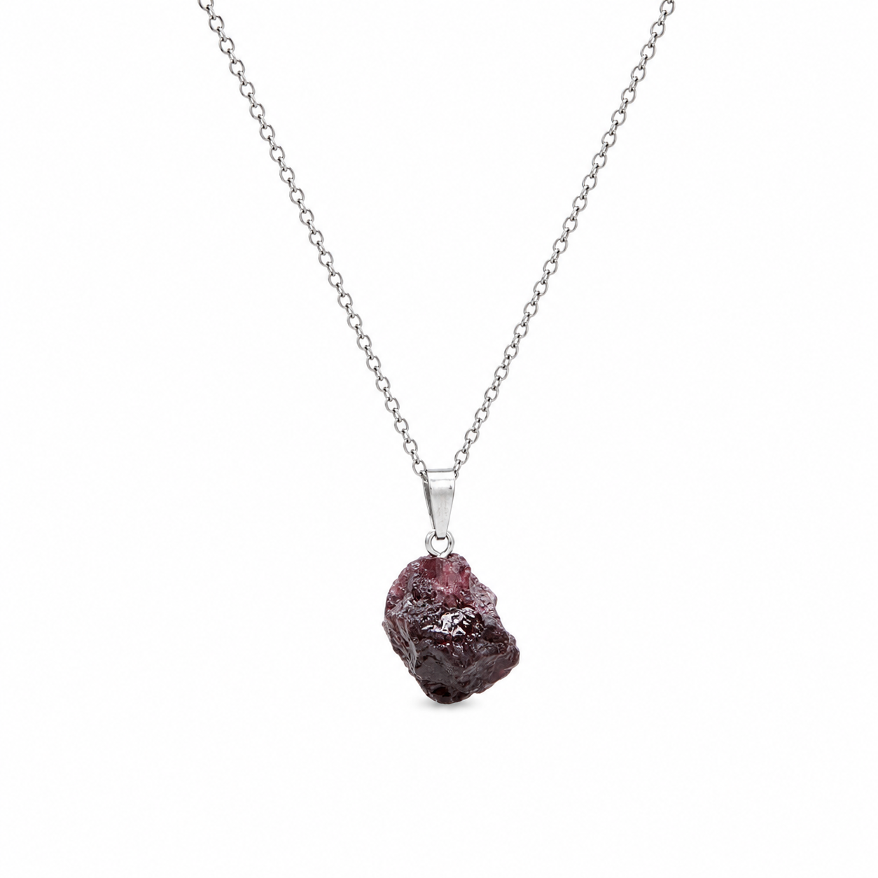 Collar con Granate Natural para Energía, Pasión y Vitalidad