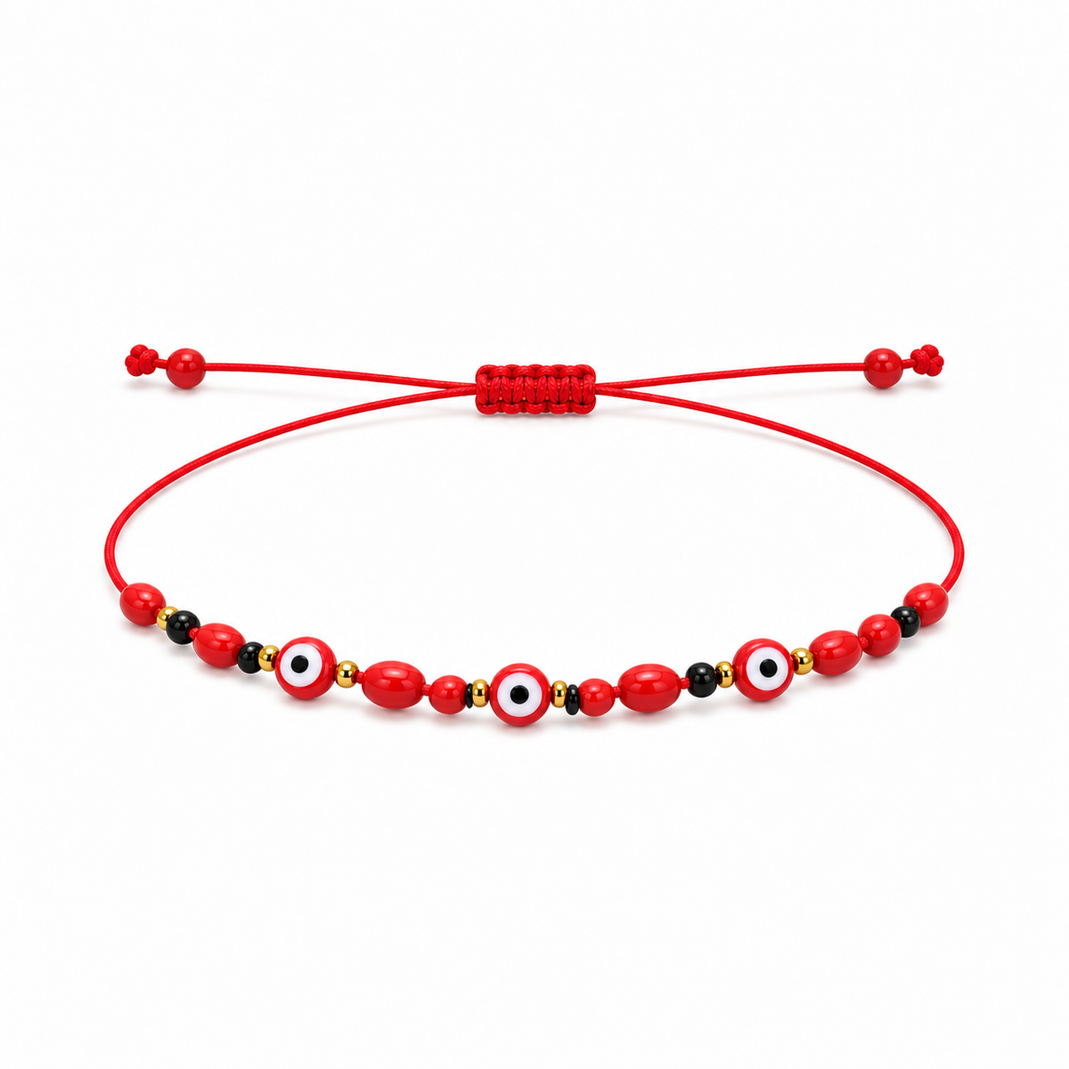 Pulsera de Huayruro y Ojo Turco para Niños – Protección y Buenas Energías