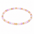 Pulsera Elástica de Mostacillas Multicolor en Tonos Pastel