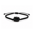 Pulsera Ajustable con Turmalina Negra en Bruto – Piedra Natural de Protección Energética