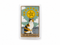 Sticker de Tarot – Arcano Menor – Ilustración de Gato