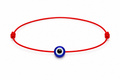 Pulsera de Ojo Turco con Hilo Rojo – Amuleto de Protección Ajustable