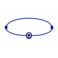 Pulsera Ajustable de Ojo Turco Azul con Hilo Azul – Amuleto de Protección