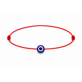 Pulsera de Ojo Turco con Hilo Rojo – Amuleto de Protección Ajustable