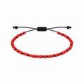 Pulsera Ajustable de Huayruro con Hilo Negro – Semillas Naturales de Protección y Buena Suerte