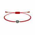 Pulsera de San Benito con Mostacillas Rojas – Medalla de Protección