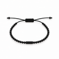 Pulsera Ajustable de Obsidiana Negra