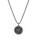 Collar Tetragrámaton de Acero – Amuleto de Protección