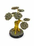 Árbol Mini de Pirita Natural en Cascajos sobre Base de Pirita