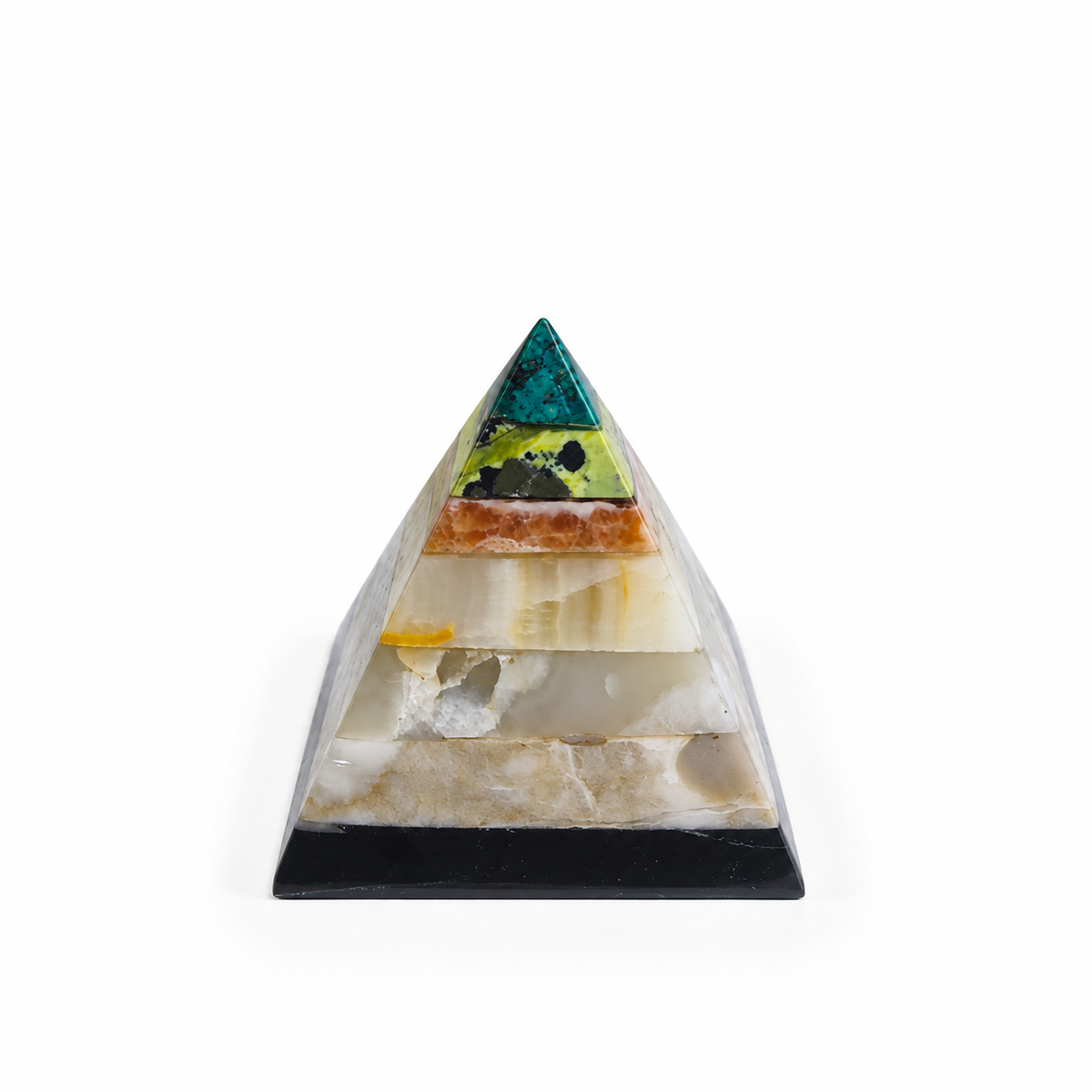 Pirámide de Piedras Naturales Variadas – 166 g
