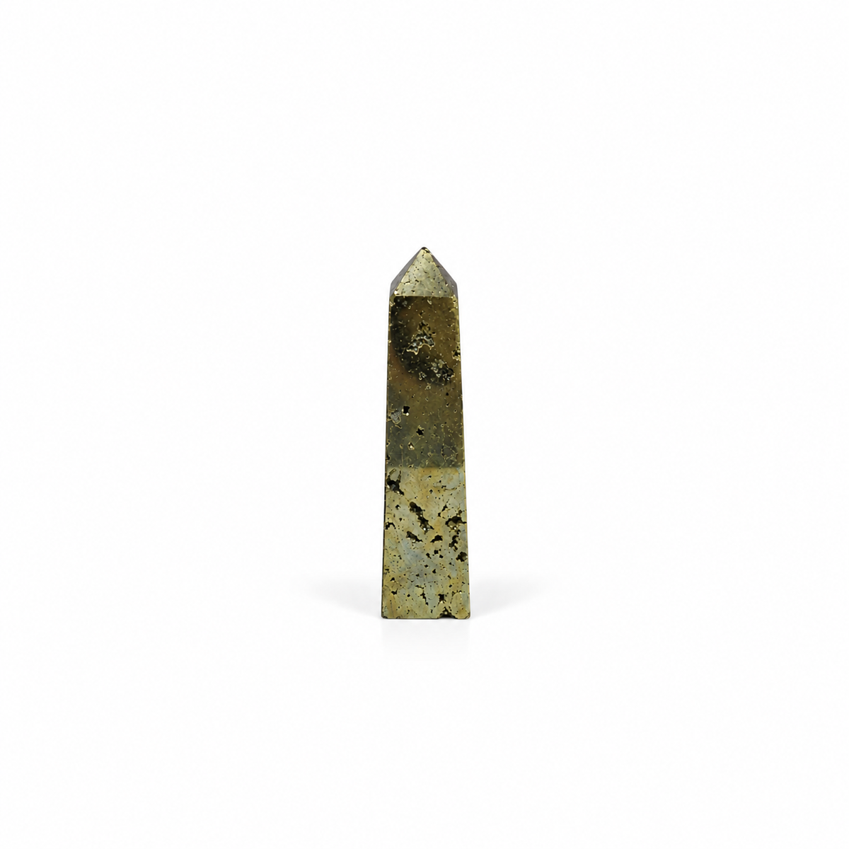 Obelisco de Pirita 6,5 cm – 91 g – Abundancia, Prosperidad y Éxito