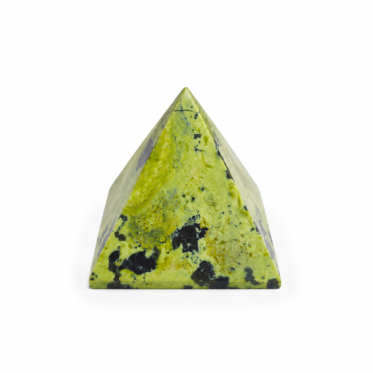 Pirámide de Serpentina Verde – Piedra Natural 187 g