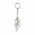 Llavero de Cuarzo Cristal Natural para Limpieza, Energía y Armonía