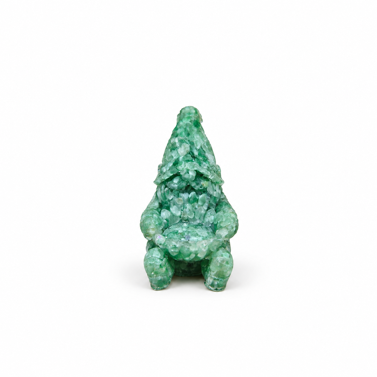Gnomo de Jade  6.5 cm – Figura Decorativa Energética