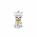 Gatito Brujo de Cuarzo Cristal 9 cm – Figura Energética Decorativa