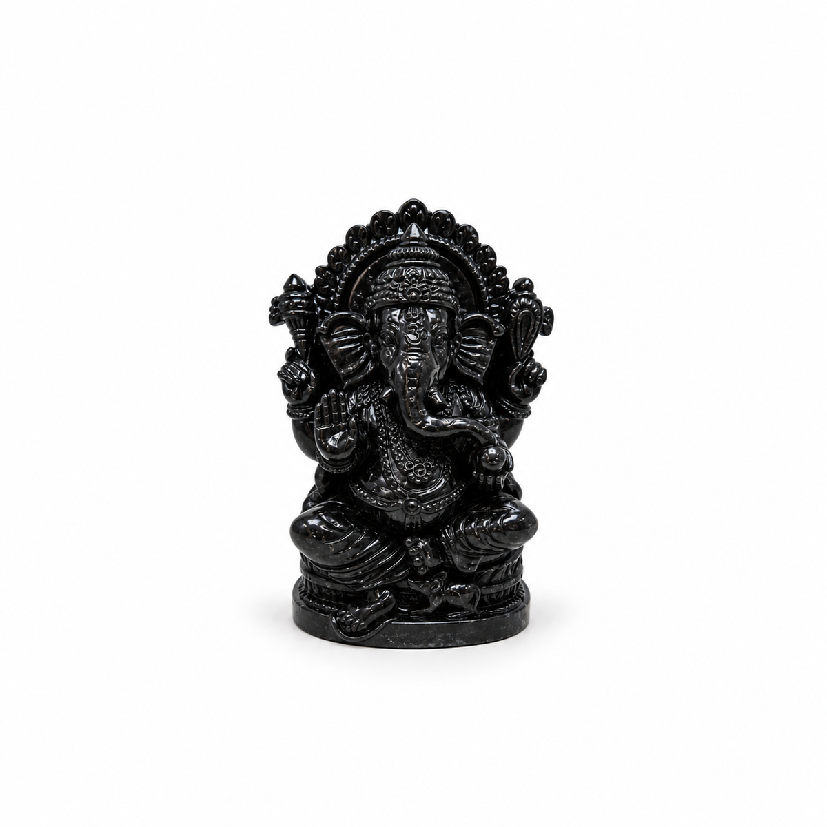 Ganesha de Obsidiana 7.5 cm