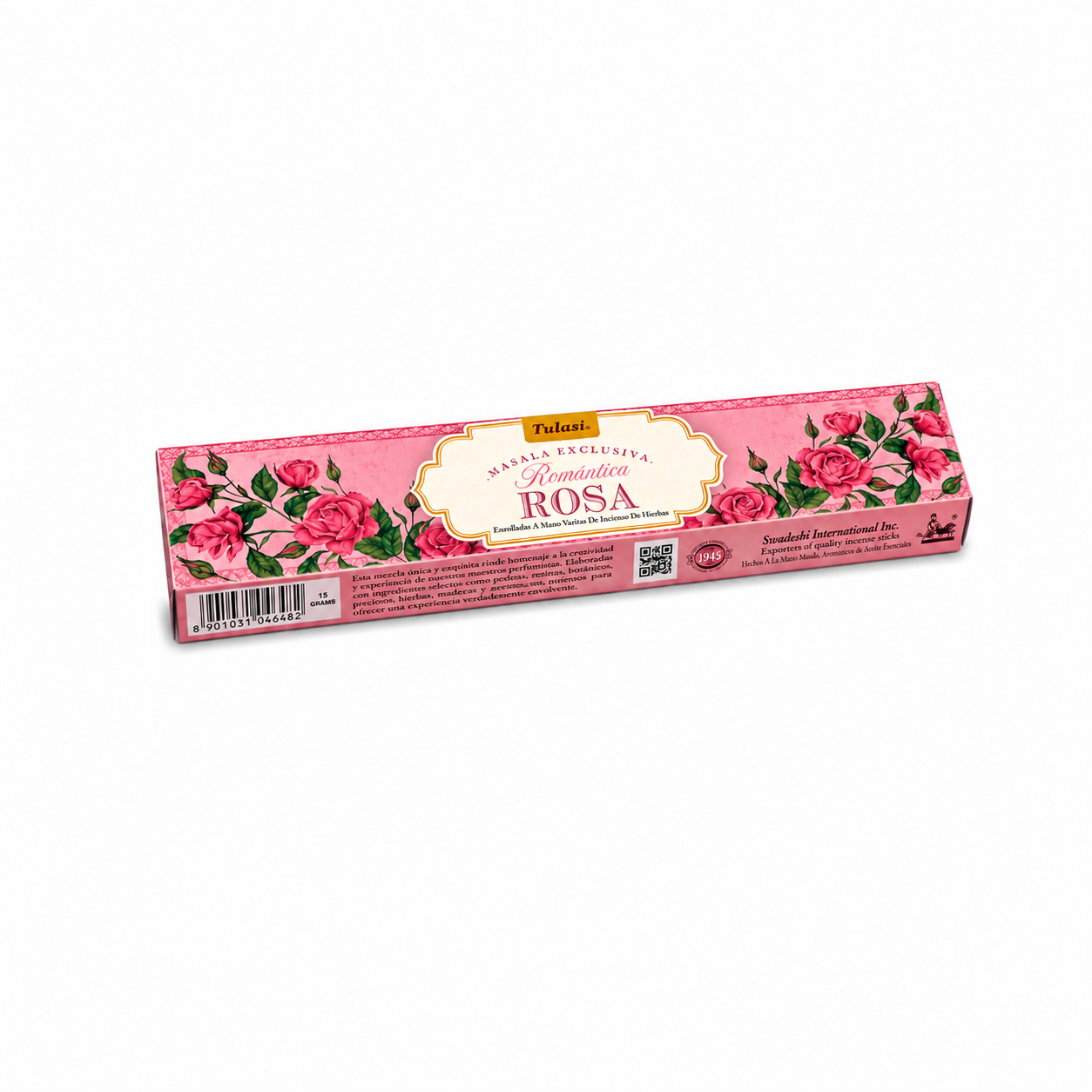 Incienso Tulasi con Aroma a Rosa