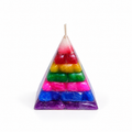 Vela Pirámide de 7 Colores Perfumada
