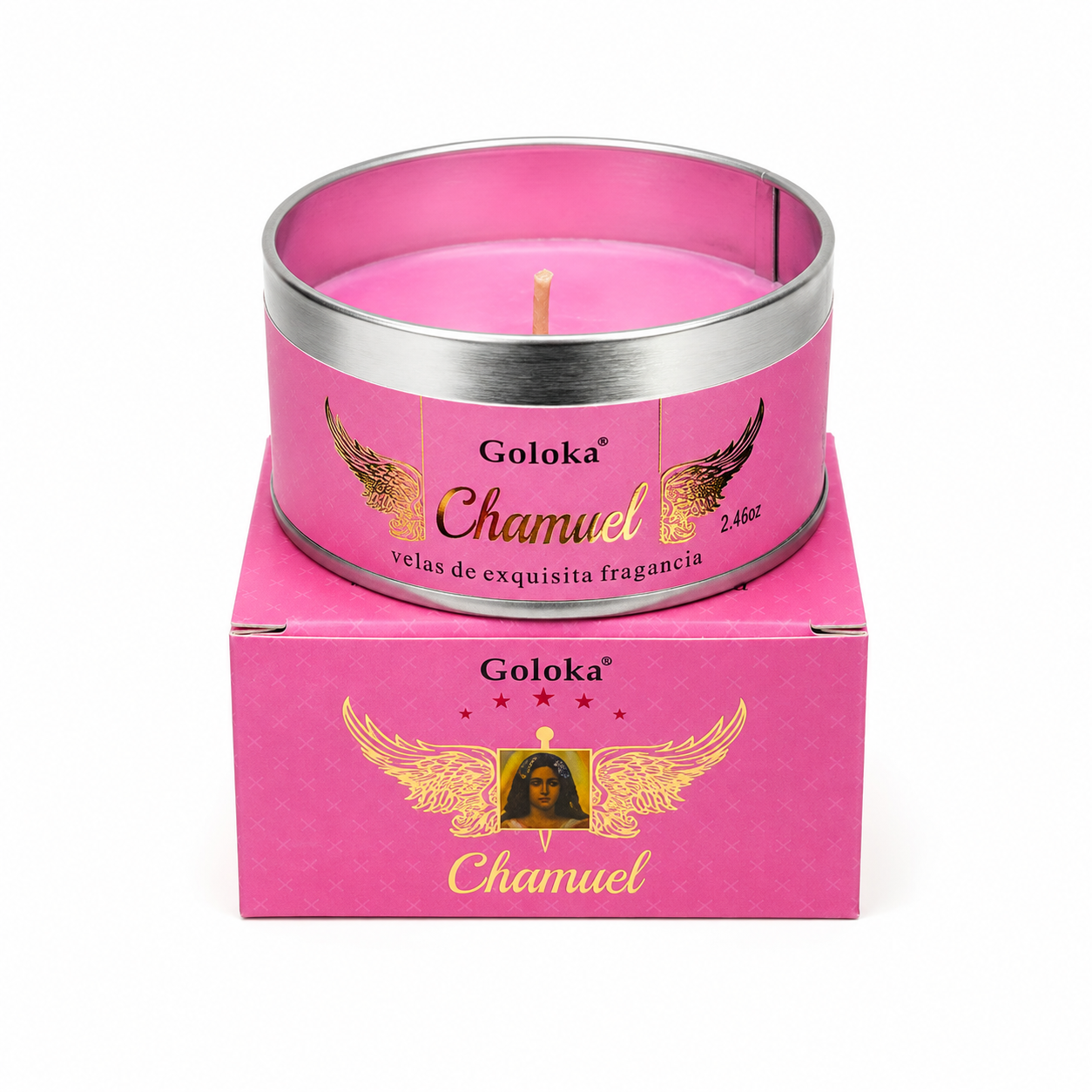Vela Aromática Arcángel Chamuel Goloka