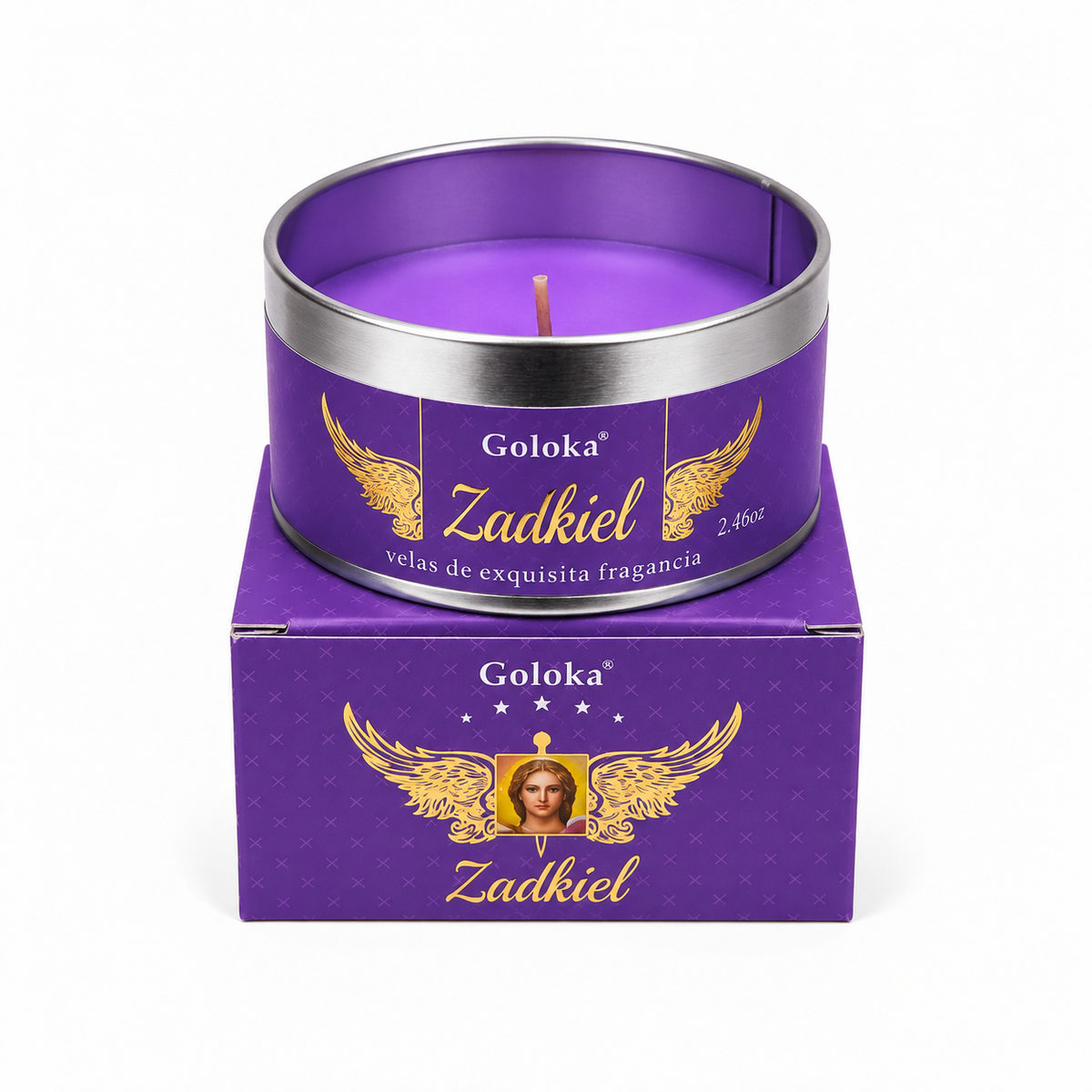 Vela Aromática Arcángel Zadkiel Goloka