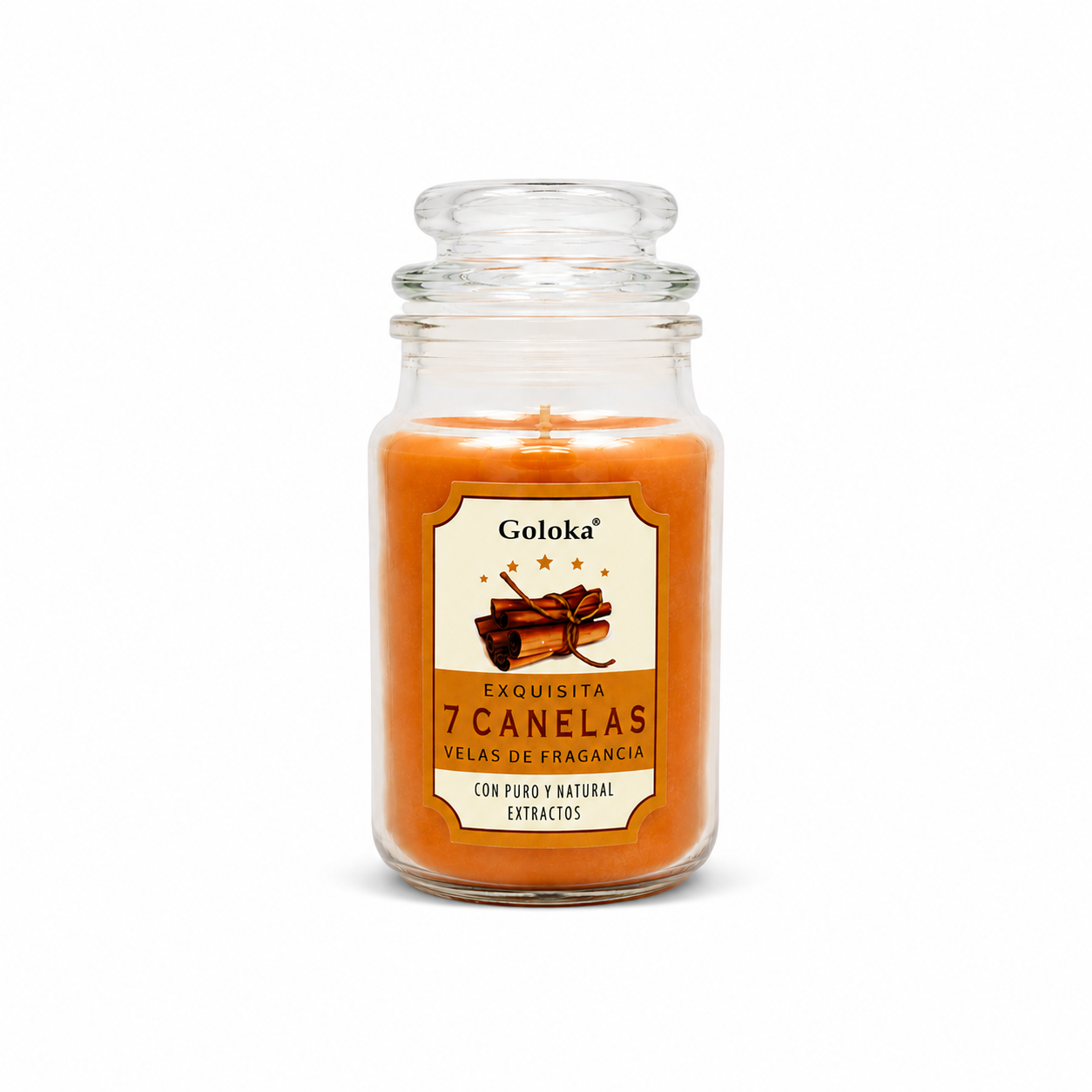 Vela Aromática Goloka 7 Canelas – Prosperidad y Abundancia 142 g