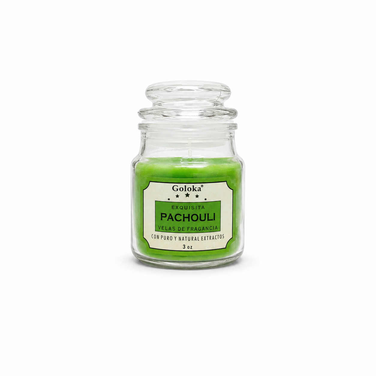 Vela Aromática Goloka Patchouli – Aroma Terroso y Relajante 85 g
