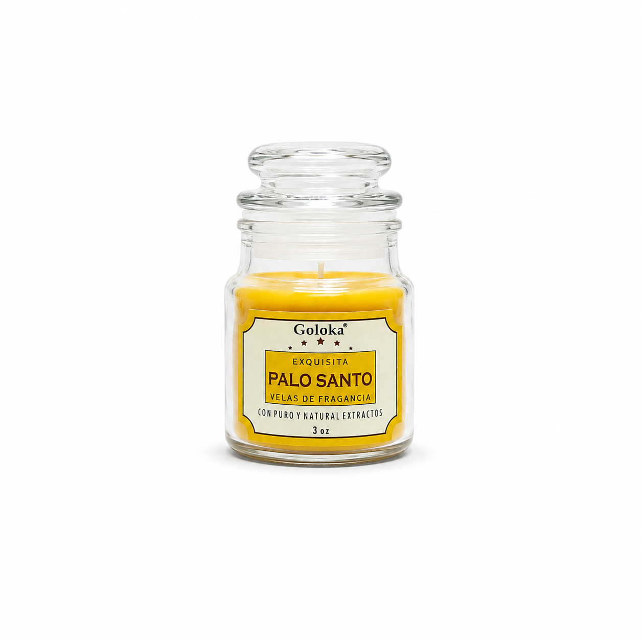 Vela Aromática Goloka Palo Santo – Limpieza y Protección Energética 85 g