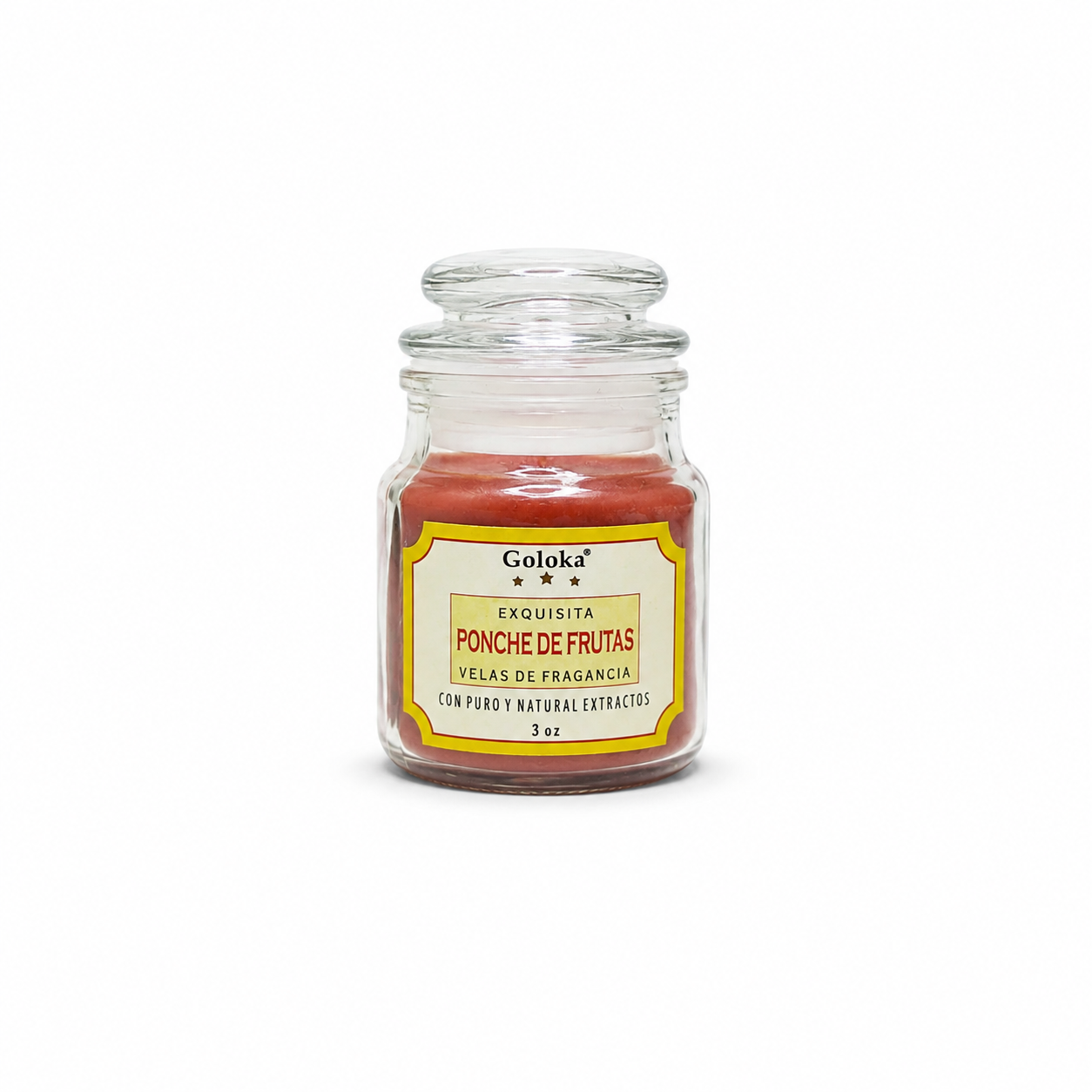 Vela Aromática Goloka Ponche de Frutas – Aroma Frutal 85 g