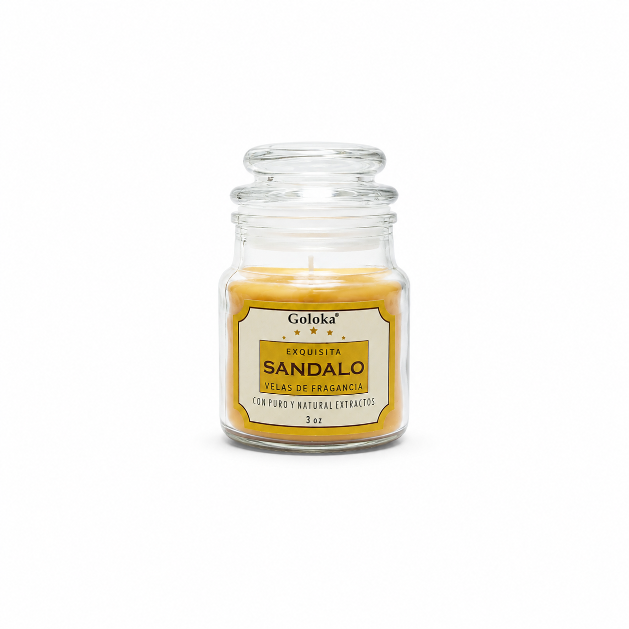 Vela Aromática Goloka Sándalo – Relajación y Armonía 85 g