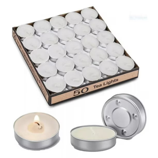 Pack de 50 Velas Blancas