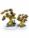Árbol de Ojo de Tigre Natural Pequeño| Prosperidad, Protección y Confianza